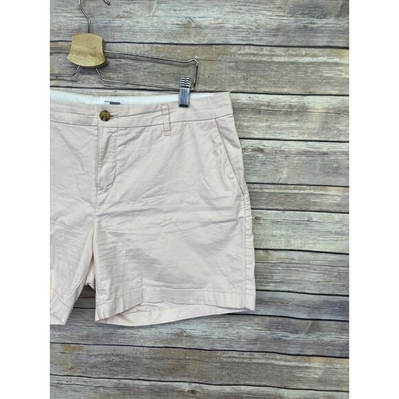 Old Navy Womens 10 Flat Front Shorts Blush Pink - Picture 2 of 10